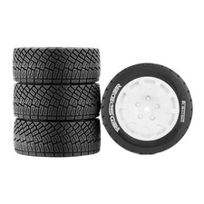 4 pezzi Ruote da rally RC Veicoli RC Pneumatici universali per accessori 1/8