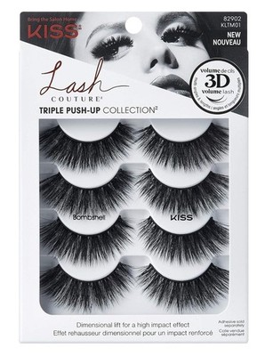 Lash Couture Triple Push-Up False Lashes, 4 Pairs