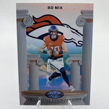 2025 Panini Certified - Franchise Foundations Bo Nix #FFO-BNX