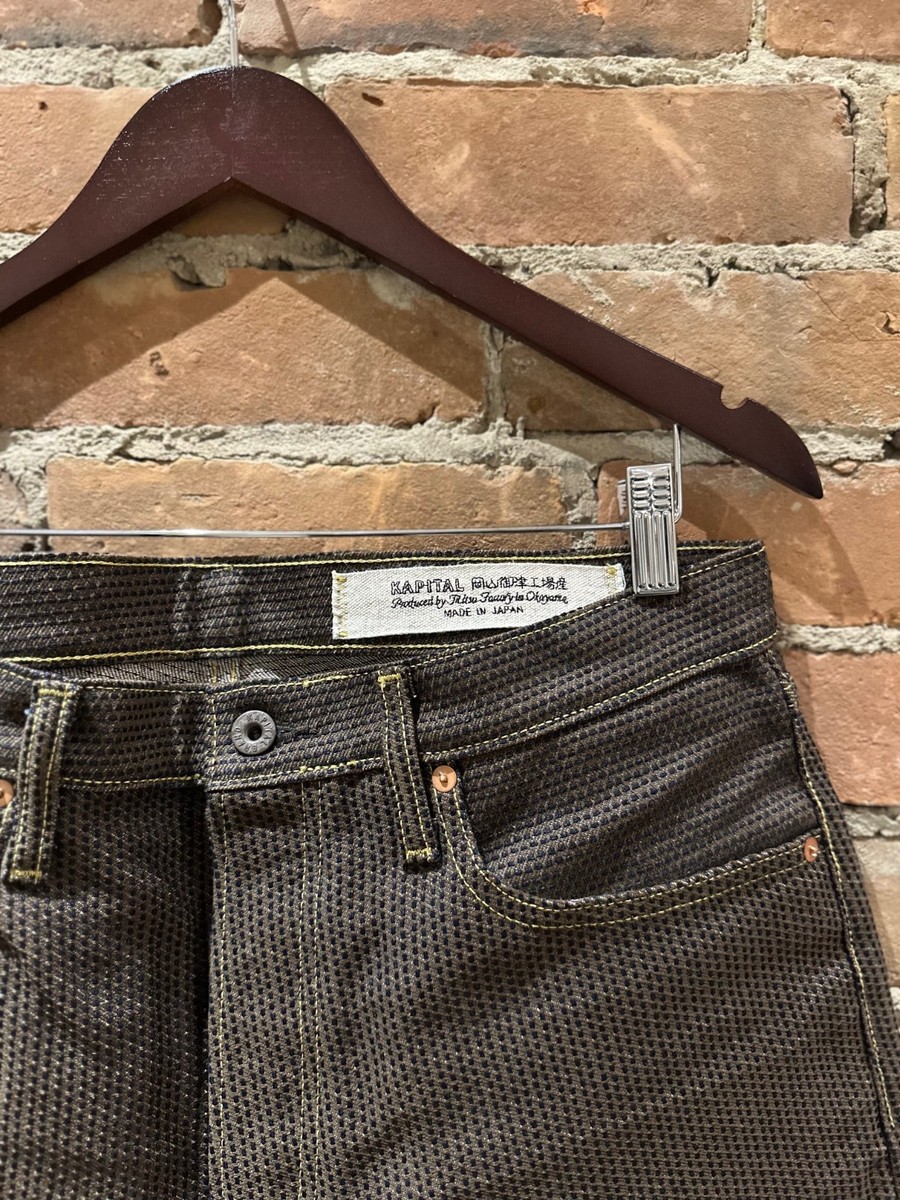 KAPITAL “Century Denim” — INDIGO No.5-S (Sashiko) 5-Pocket Jeans