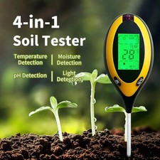 4 in 1 PH Wert Messgerät Bodentester Bodenme...