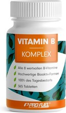 Vitamin B Komplex 365 Tabletten B1-B12 Cholin...
