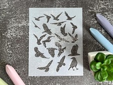 Bird Silhouette Wall Art Stencil for Nature - Inspired Projects - StencilAir