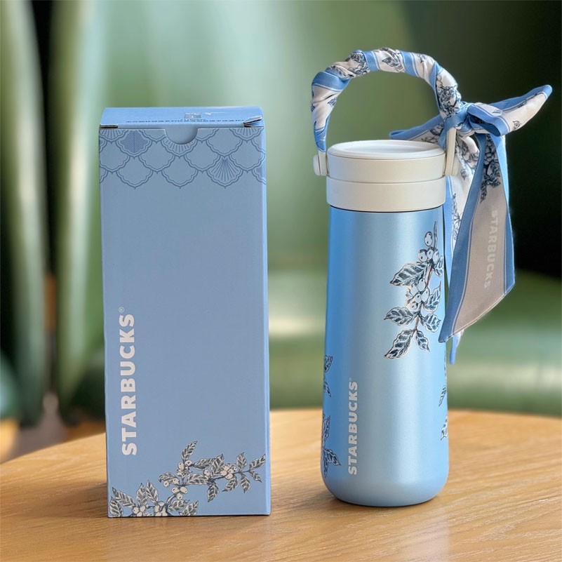 New Starbucks China 2025 Orient Garden Secret 14oz Elegant Style