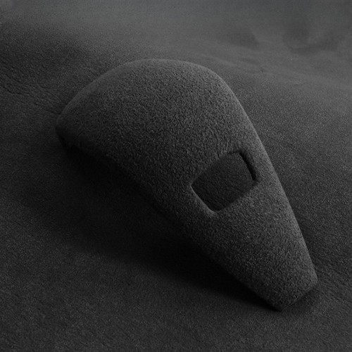 Black Suede Leather Car Gear Shift Knob Cover Trim For BMW G23 X3 Z4 F40 G20 G28 - Picture 3 of 5