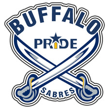 Buffalo Sabres Pride Logo #16 Hockey Fan Sticker Waterproof Vinyl Decal Die-Cut