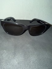 Harley Davidson men's sunglasses HDX803-BLK3 Black 55mm Blue Lens Logo Used