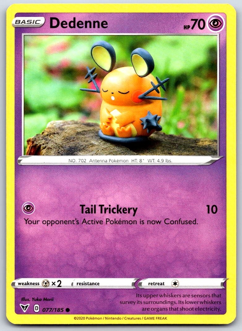 Dedenne Common SWSH04: Vivid Voltage 077/185 NM