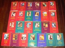 LOTTO 25 VOLUMI LE GRANDI BIOGRAFIE FABBRI HITLER MUSSOLINI CESARE NAPOLEONE