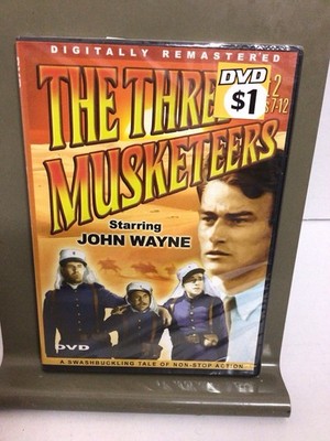 The Three Musketeers, Part 2 Chapters 7-12 [Slim Case], John Wayne, Brand New