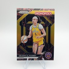 2024 Panini Prizm Monopoly WNBA #WNBA23 Dearica Hamby All-Star Red Classic Icons