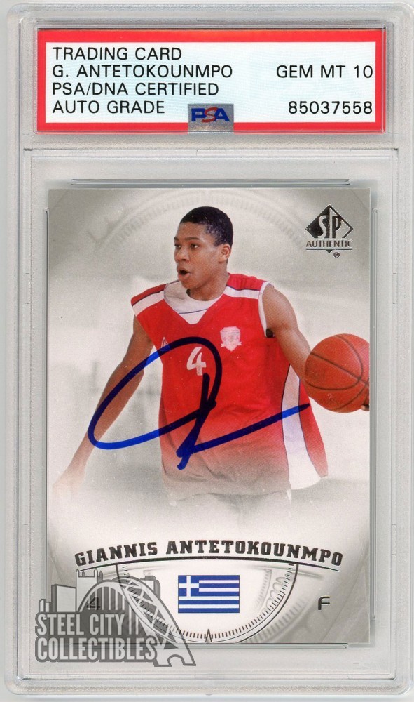 Giannis Antetokounmpo 2013-14 SP Authentic RC Auto #36 - PSA/DNA 10