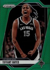 2024 Panini Prizm WNBA Green Prizms Tiffany Hayes Card #81