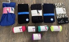 Girls medium tights size 7-10, bundle of 10 pairs