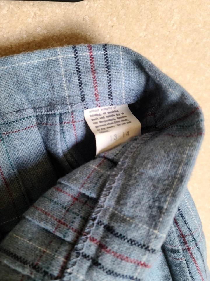 Falda Pendleton Vintage Mujer Talla 13-14 Gris 100% Lana Virgen Hecha en EE. UU. Foto 3 de 4