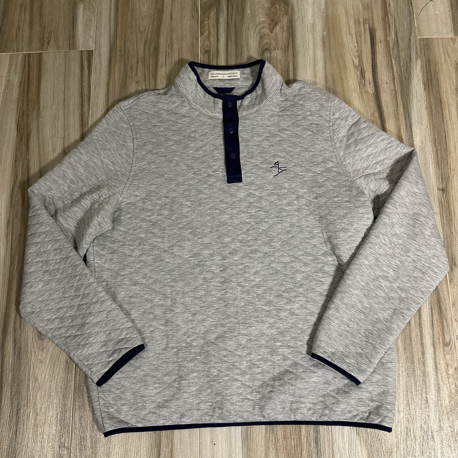 Holderness and Bourne Pullover Large Gray Sulliva… - image 2