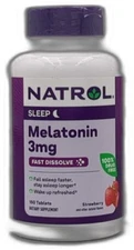 *2026-10-31* Natrol Fast Dissolve Melatonin 3 Mg, Melatonin Supplements For