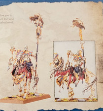 Liche Priest Mounted Banner Tomb Kings of Khemri The Old World Warhammer Fantasy