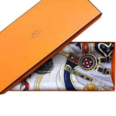 Hermes Cassiris Scarf Gavroche Arne de Cour Cheval Used