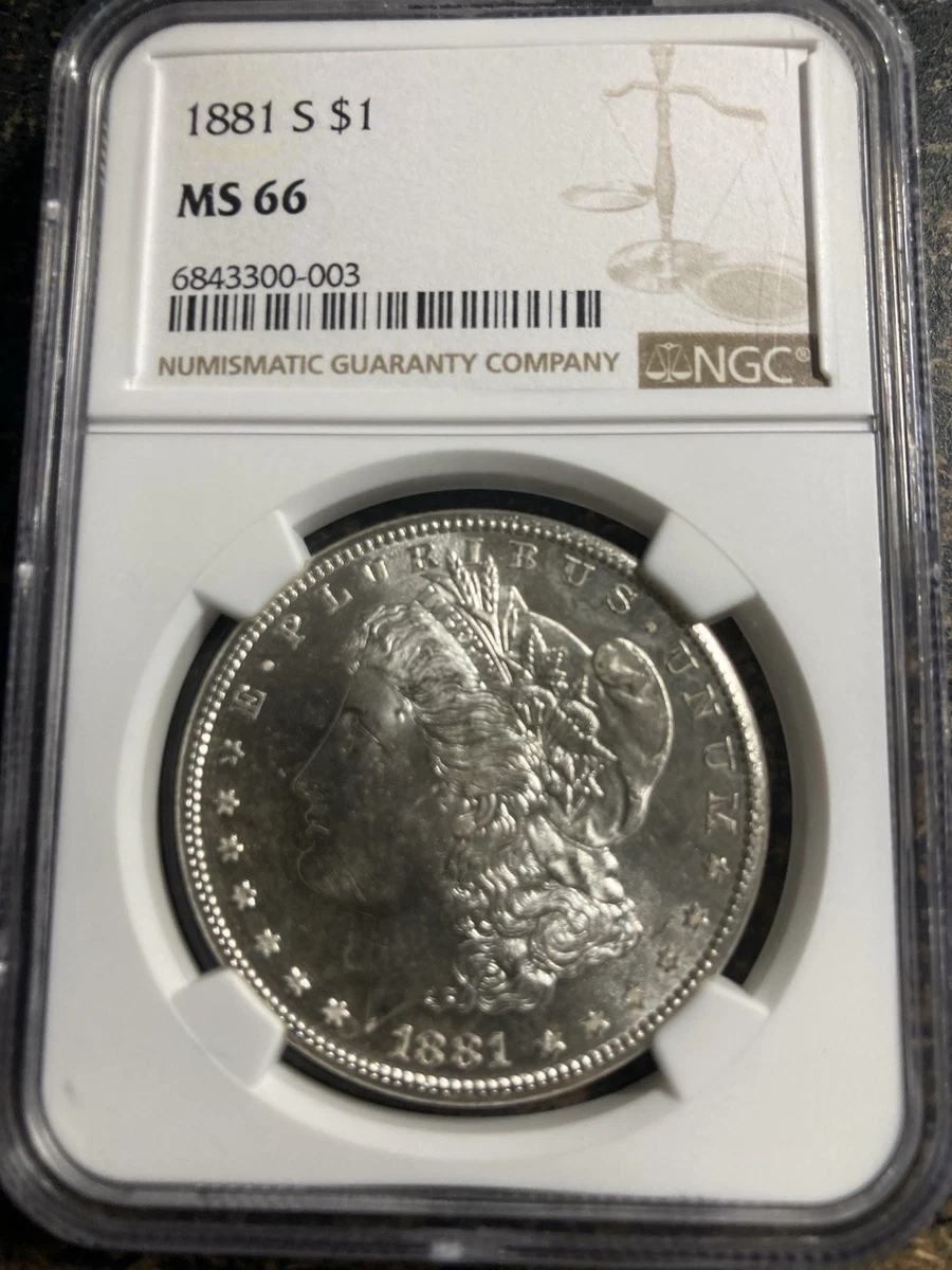 MS 66 Graded 1881 Year Morgan US Dollars (1878-1921) for sale | eBay