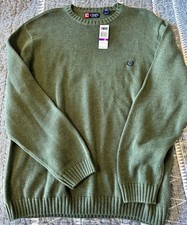 Men's Chaps 100 Cotton XXL Sweater, NWT Retail 59.50