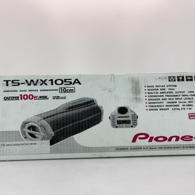 Pioneer TS WX105A verstärkter Bassreflex Subwoofer 10cm 100W