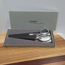 Gingher Scissors Silver Vintage Box Germany Sewing Seamstress
