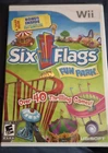 Six 6 Flags Fun Park Game NEW Factory Sealed Nintendo Wii - Small Hole N Plastic