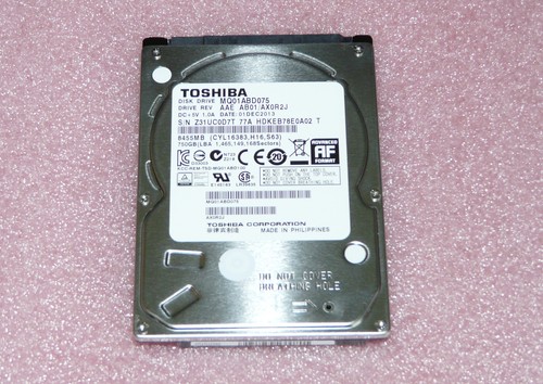 750GB Toshiba MQ01ABD075 5400rpm Hard Drive Disk Festplatte HDD SATA 6,3cm(2,5")