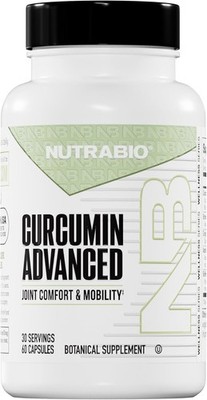 NutraBio CURCUMIN ADVANCED Joint Comfort, Mobility & Immune Support Supplement