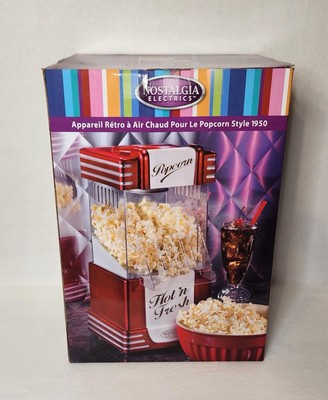 Nostalgia Popcorn Popper Retro Series 50s Style Hot Air Popcorn 
