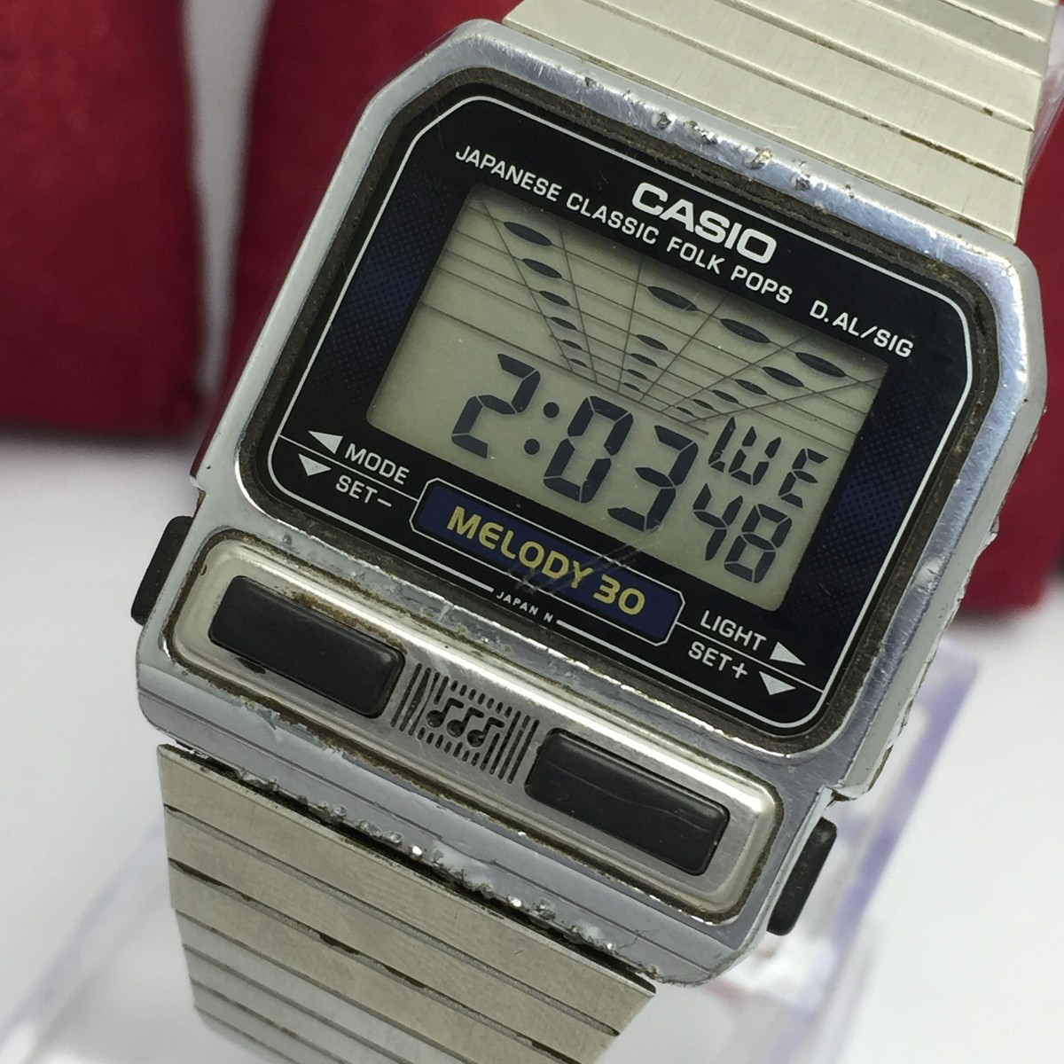 Casio Melody 30 Alarm Music M-302 Digital 473 Quartz Vintage