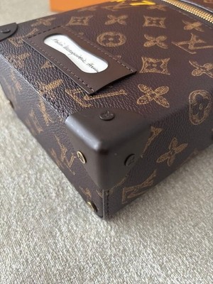 Authentic Louis Vuitton Vertical Box Trunk Monogram Shoulder Bag