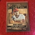 2021 Topps “Wanted” MIKE TROUT Insert Card #WT-1   EX-NM  Angels