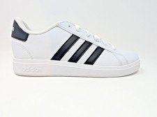 Adidas Grand Court 2.0 Kids Tennis Shoe GW6511 Size 4 WhiteBlack NIB