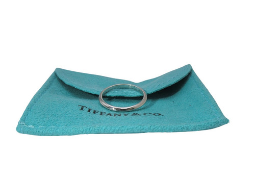 Tiffany & Co. Platinum Knife-Edge Wedding Band