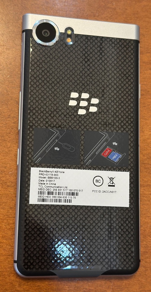 BlackBerry KEYone - 32 GB - Silver (Unlocked) for sale online | eBay