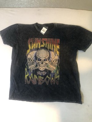 Sunshine And Rainbows Short Sleeve T Shirt Size L NWT
