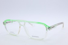 Diesel DL 5309 027 Navigator Neon Green Eyeglasses Clear Lenses 55mm