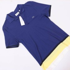 Lacoste Slim Fit Three Tone Stripe 2 Button Polo