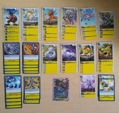 digimon card game yellow deck English TCG ST-3 Starter Heaven's Training cards have been reprinted with new Digimon Liberator themed designs The Best Staple Cards For