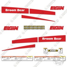 Fits Elgin Broom Bear Decal Kit Vacuum Sweeper - 7 YEAR OUTDOOR 3M VINYL!