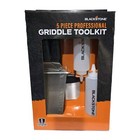 New Blackstone 5 Piece Professional Griddle Tool Kit 2 Spatulas Scraper Bottles