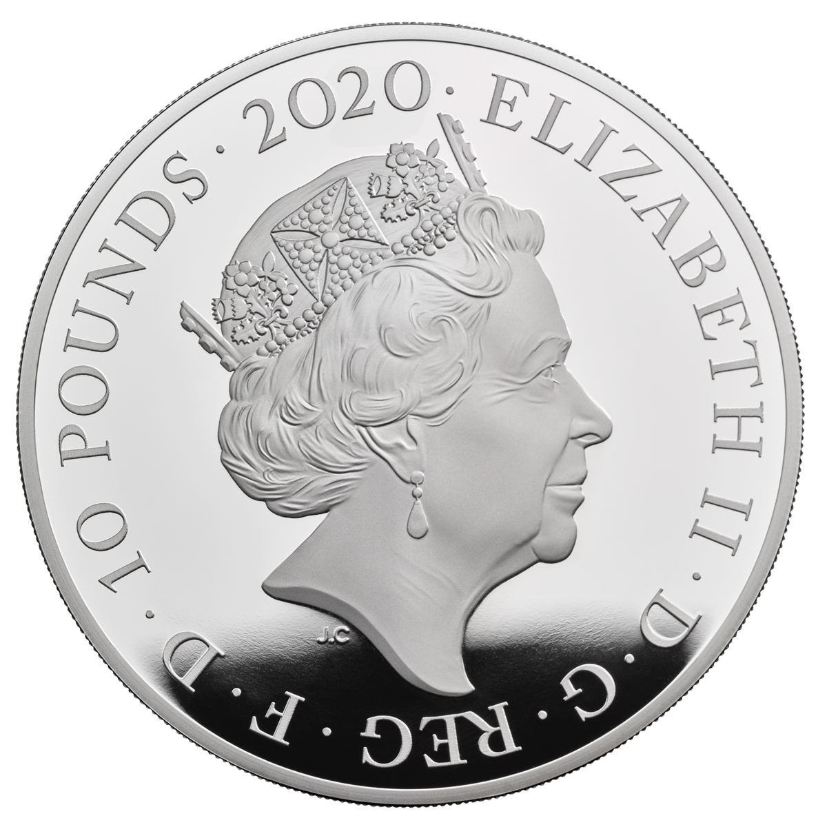 Great Britain 2020 £10 Music Legends QUEEN Silver Proof 5 oz Coin