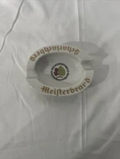 Vintage German Ashtray Konigh pr Jettau "Scharlachberg & Meifterbrand" Ceramic