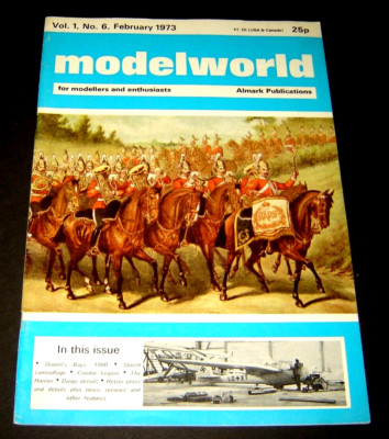 Modelworld Queen's Bays Dingo Details Airplanes Tanks FEB 1973 Magazine
