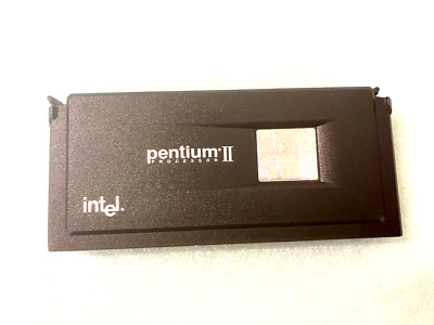 VINTAGE INTEL PENTIUM II 266MHZ SLOT 1 CPU - TESTED CORPORATE SYSTEM PULLS RM4F2