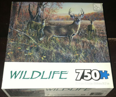 Sure Lox 750 Piece Jigsaw Puzzle Wildlife The Gathering Dear Doe Nature Animals