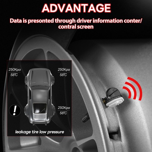 4x Programmed TPMS-61 Tire Pressure Sensor F2GZ1A189J For Ford Lincoln 315 Mhz - Picture 3 of 6