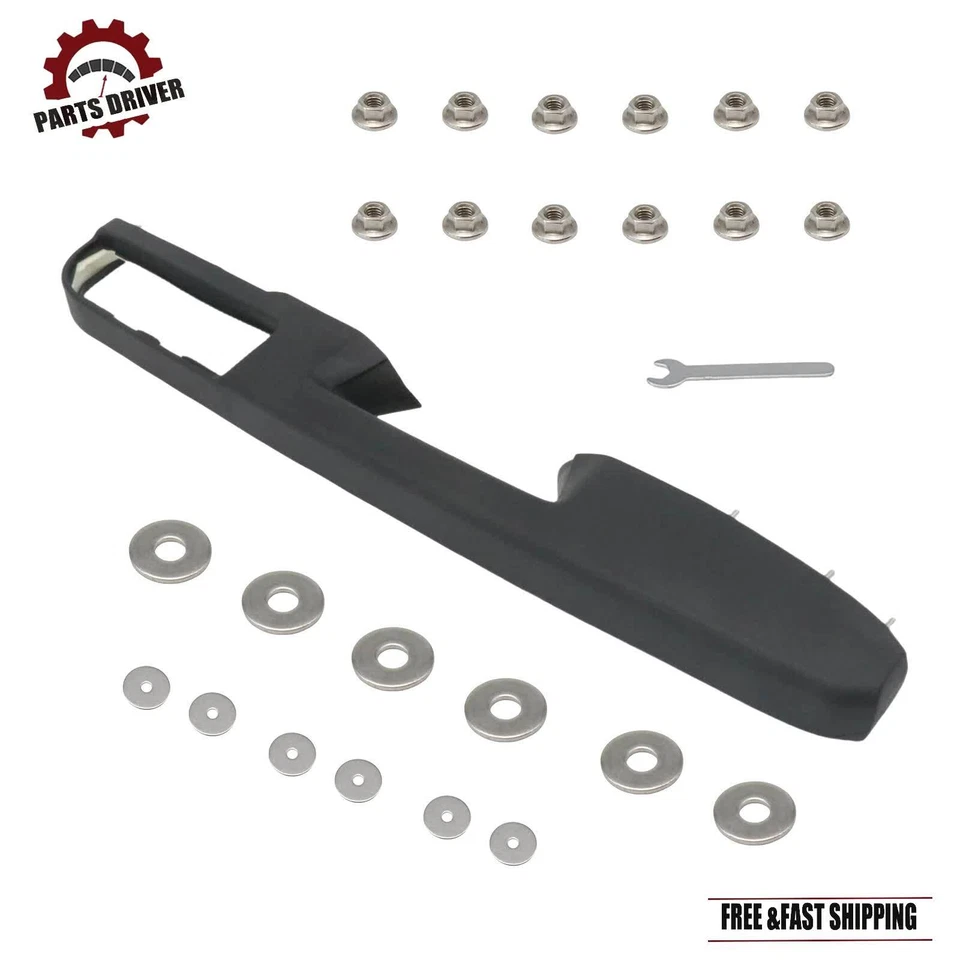 Reparación de reposabrazos de puerta lateral delantera derecha negra para GMC Yukon XL 2500 2010-2013 Foto 3 de 4